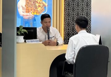 BRI Cabang Tahuna Latih Keterampilan Pelayanan Lewat Role Play saat Briefing Pagi