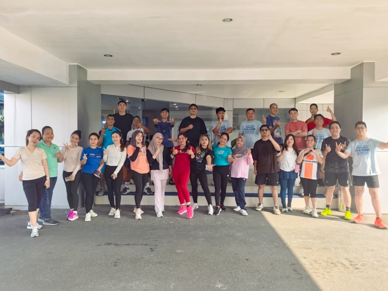 Olahgara bersama Insan BRILian BRI Cabang Tahuna setiap hari Jumat. (Foto: Ist)