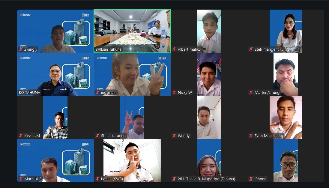 Foto: Peserta Pendidikan Performing Mantri Batch 66 Cluster Tahuna, Kantor BRI Cabang Tahuna, Sabtu (10/10/2026). (Foto: Ist)