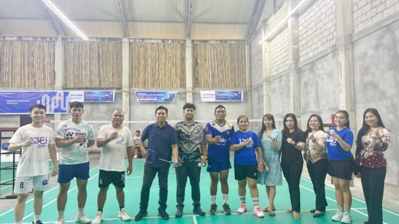 BRI Tahuna Turunkan Tiga Pasangan di Lomba Badminton HORI 2026