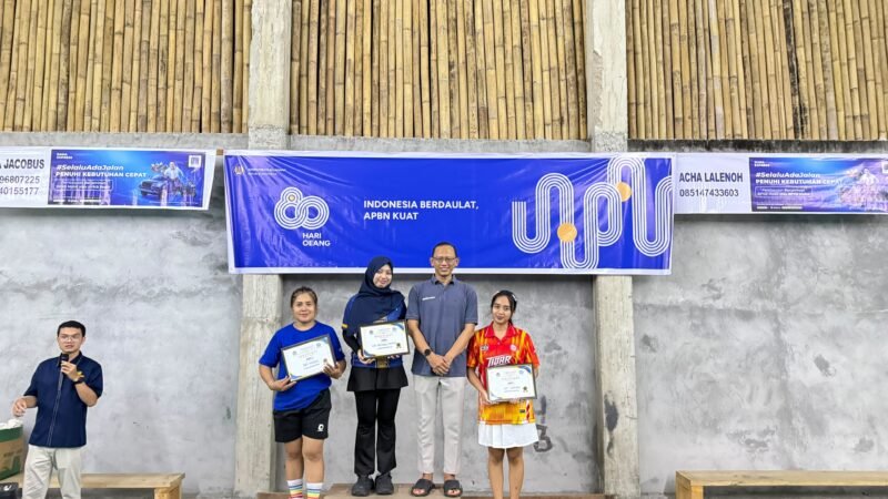 BRI Tahuna Raih Juara 2 Badminton dalam Peringatan HORI 2026