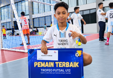 ​Predikat Pemain Terbaik, Perjalanan Vanio Johanis, Talenta Muda Sangihe menuju Cirebon United U-13